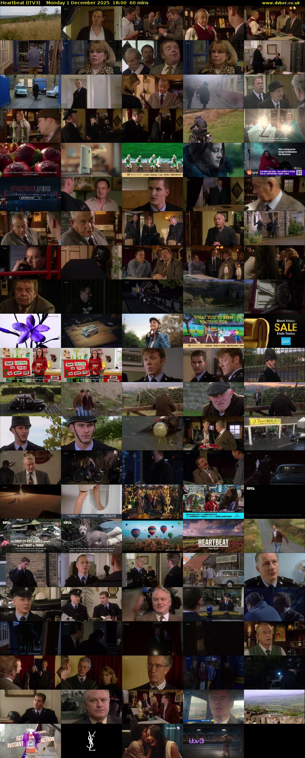 Heartbeat (ITV3) Monday 1 December 2025 18:00 - 19:00