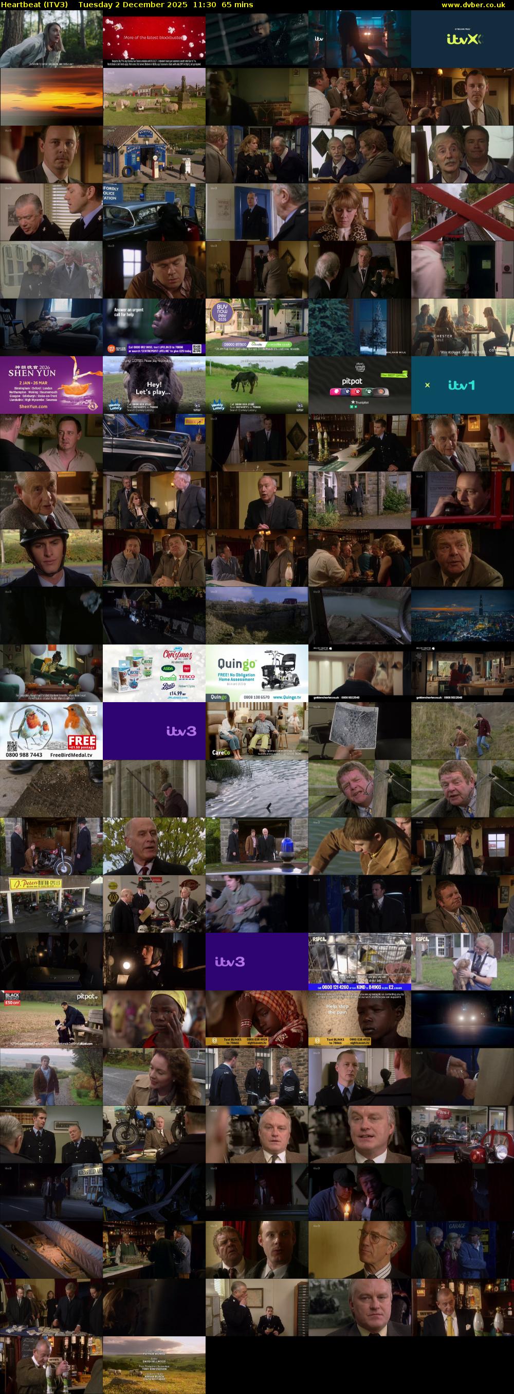 Heartbeat (ITV3) Tuesday 2 December 2025 11:30 - 12:35