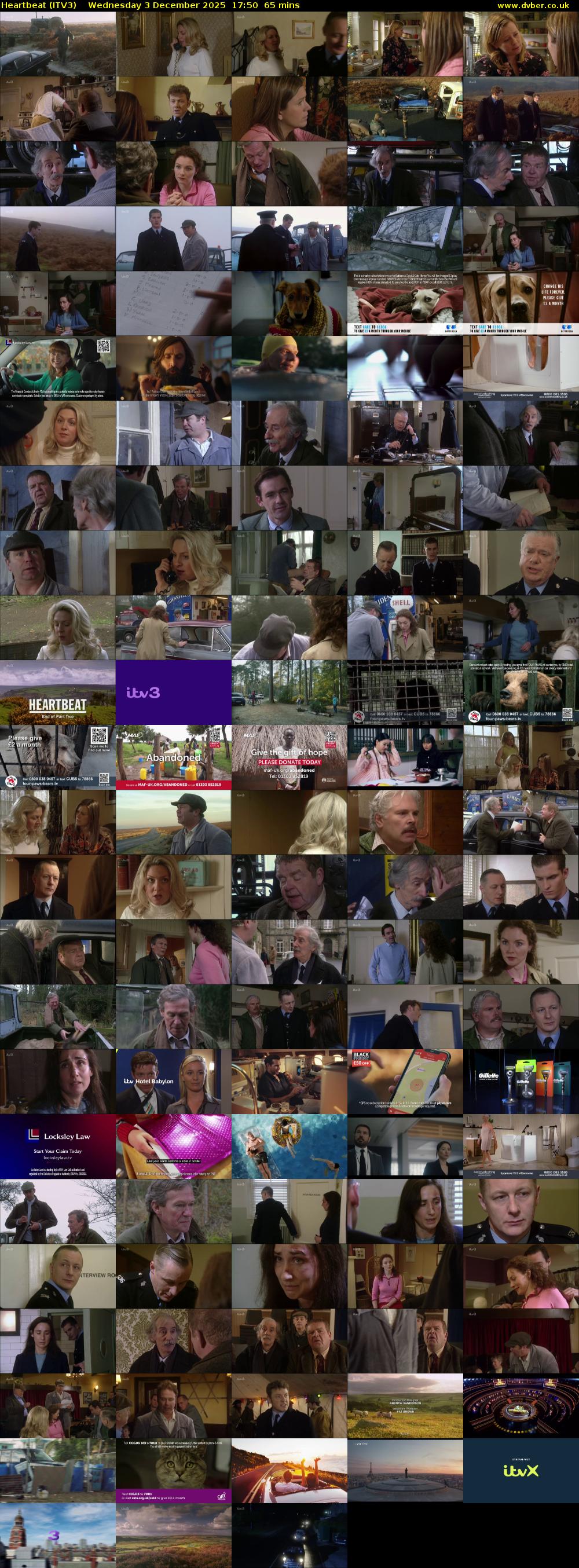 Heartbeat (ITV3) Wednesday 3 December 2025 17:50 - 18:55