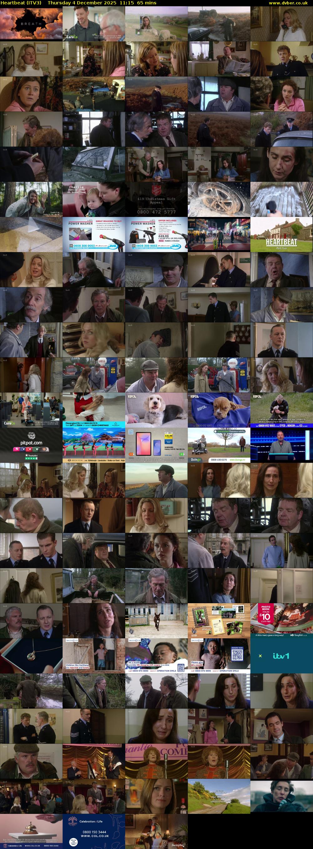 Heartbeat (ITV3) Thursday 4 December 2025 11:15 - 12:20