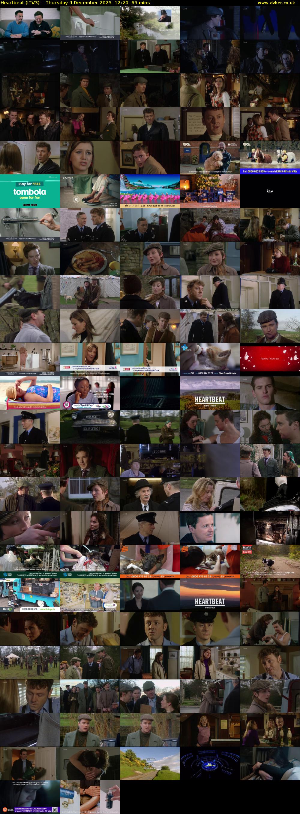 Heartbeat (ITV3) Thursday 4 December 2025 12:20 - 13:25