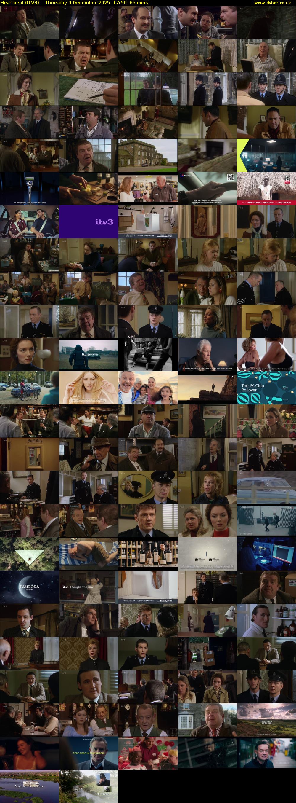 Heartbeat (ITV3) Thursday 4 December 2025 17:50 - 18:55