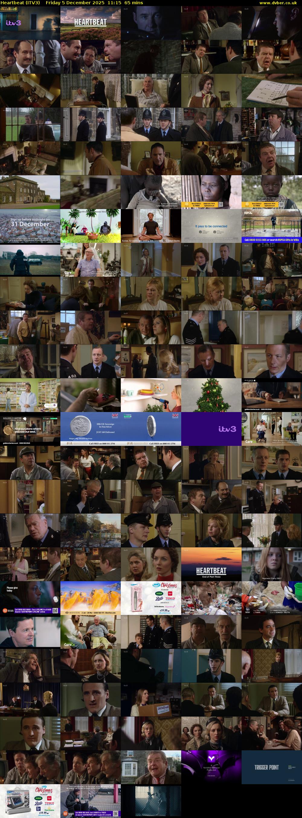Heartbeat (ITV3) Friday 5 December 2025 11:15 - 12:20