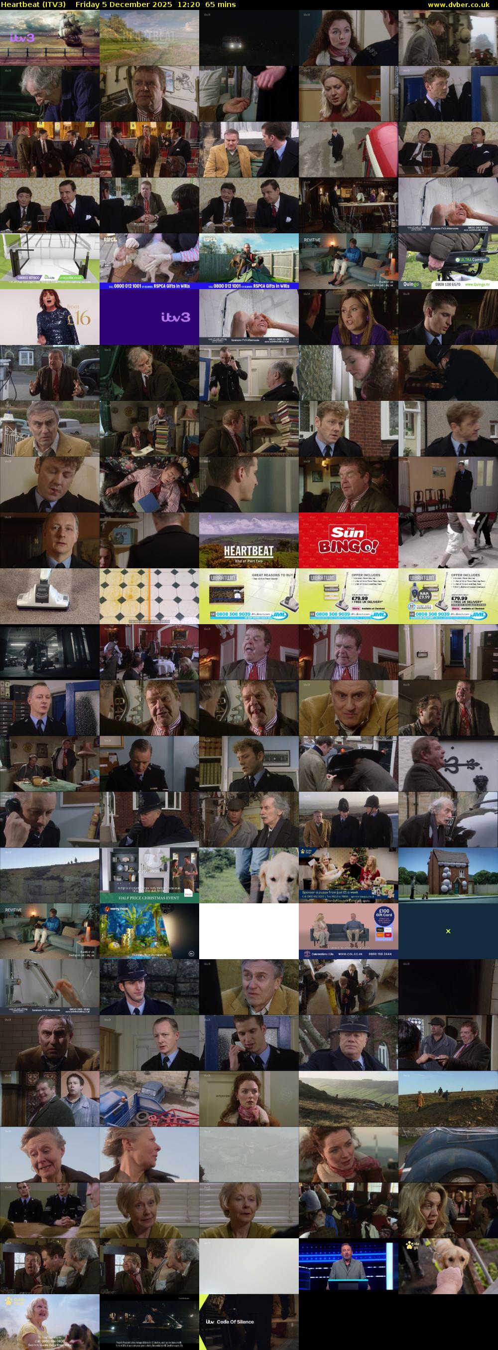Heartbeat (ITV3) Friday 5 December 2025 12:20 - 13:25