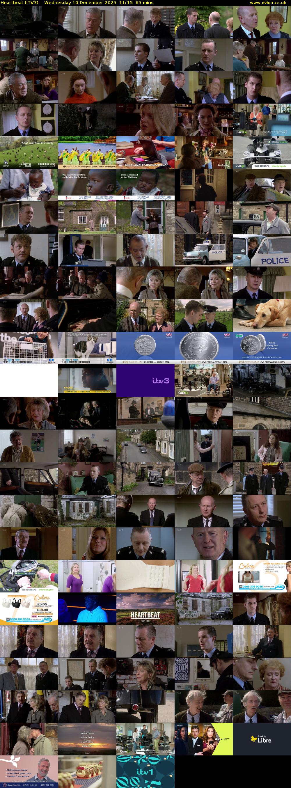 Heartbeat (ITV3) Wednesday 10 December 2025 11:15 - 12:20