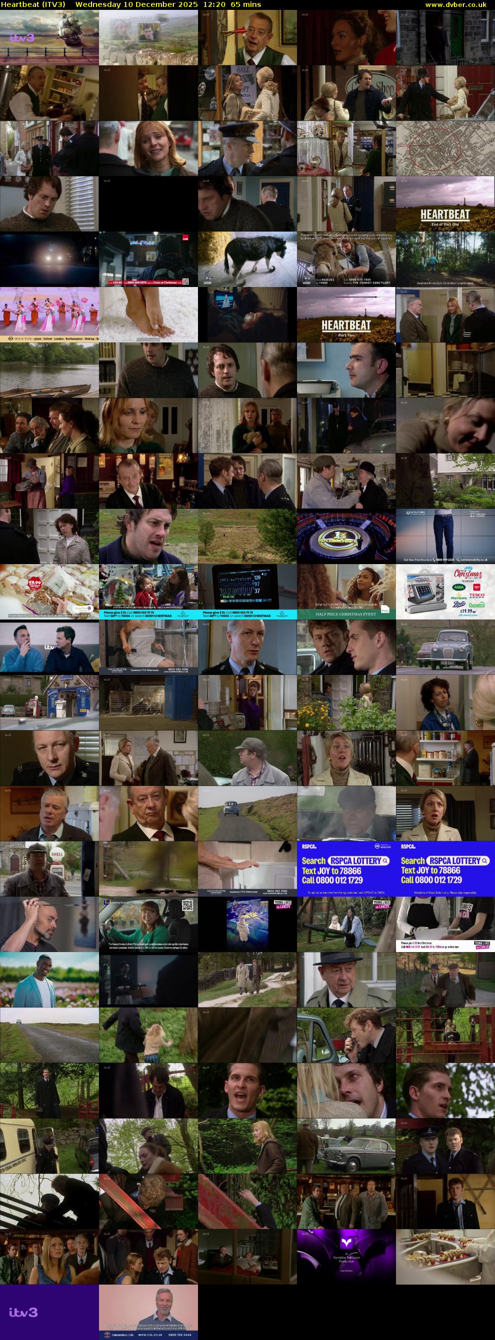Heartbeat (ITV3) Wednesday 10 December 2025 12:20 - 13:25