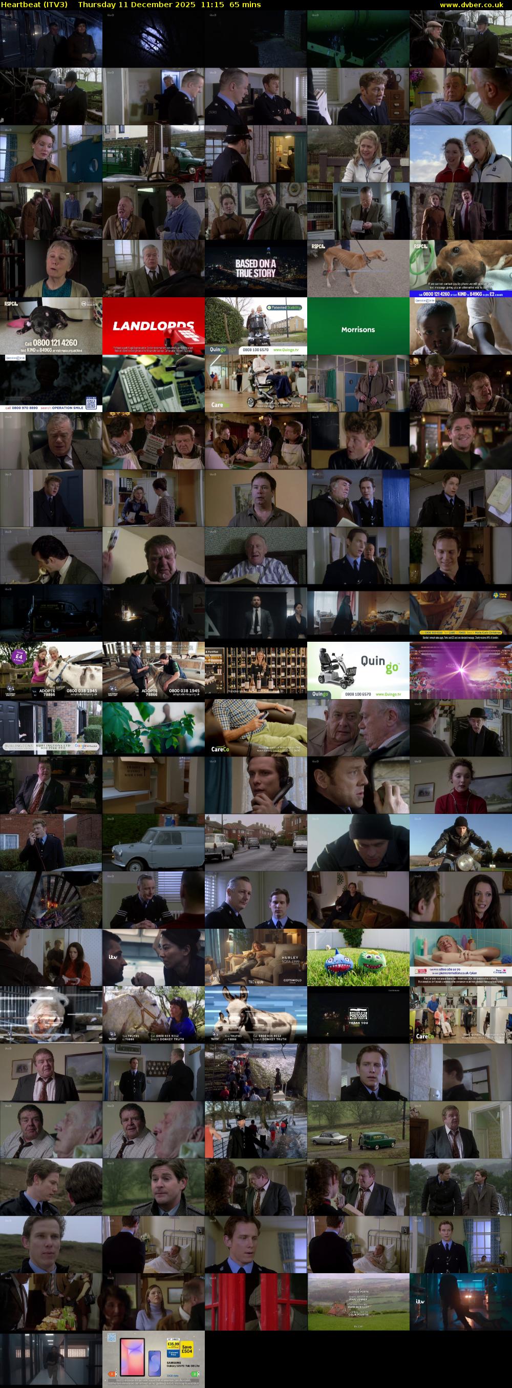 Heartbeat (ITV3) Thursday 11 December 2025 11:15 - 12:20
