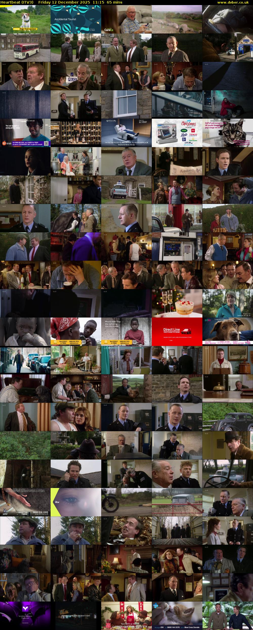 Heartbeat (ITV3) Friday 12 December 2025 11:15 - 12:20