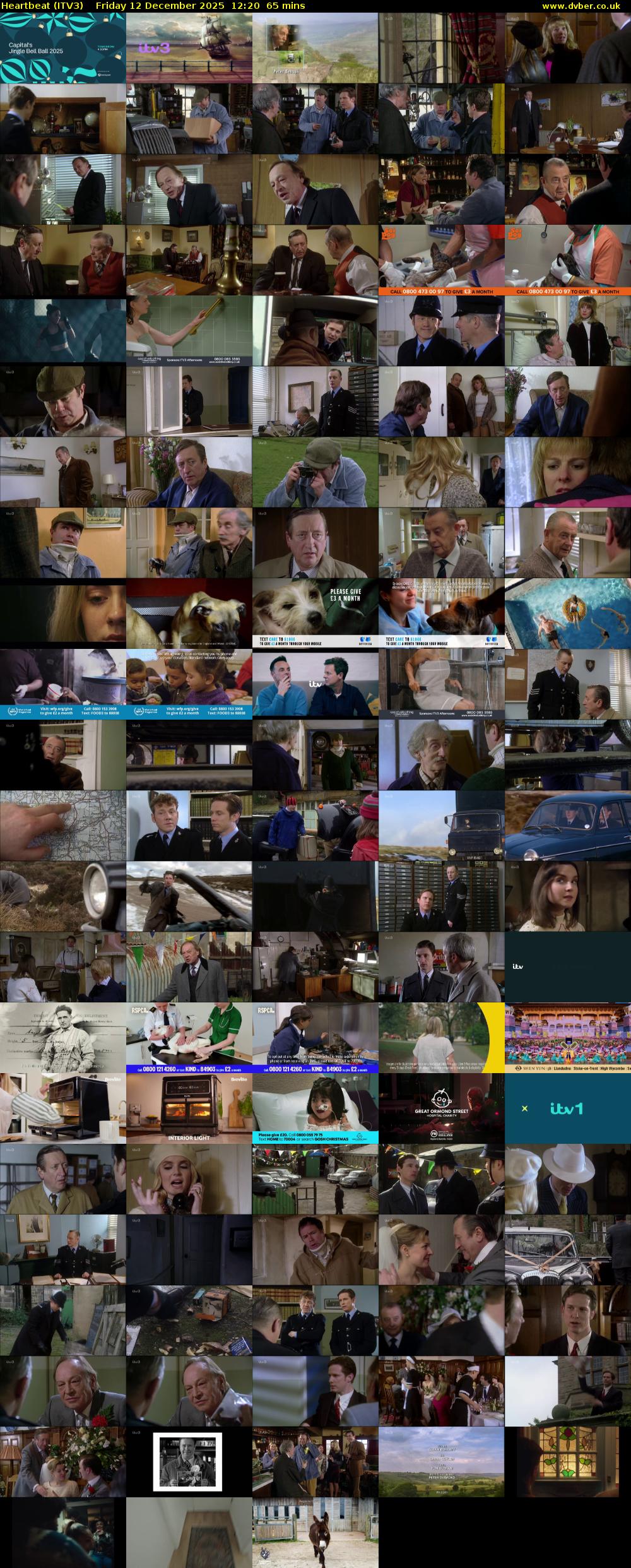 Heartbeat (ITV3) Friday 12 December 2025 12:20 - 13:25