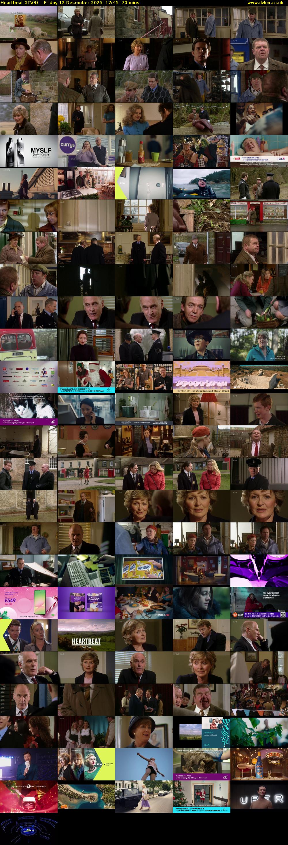 Heartbeat (ITV3) Friday 12 December 2025 17:45 - 18:55