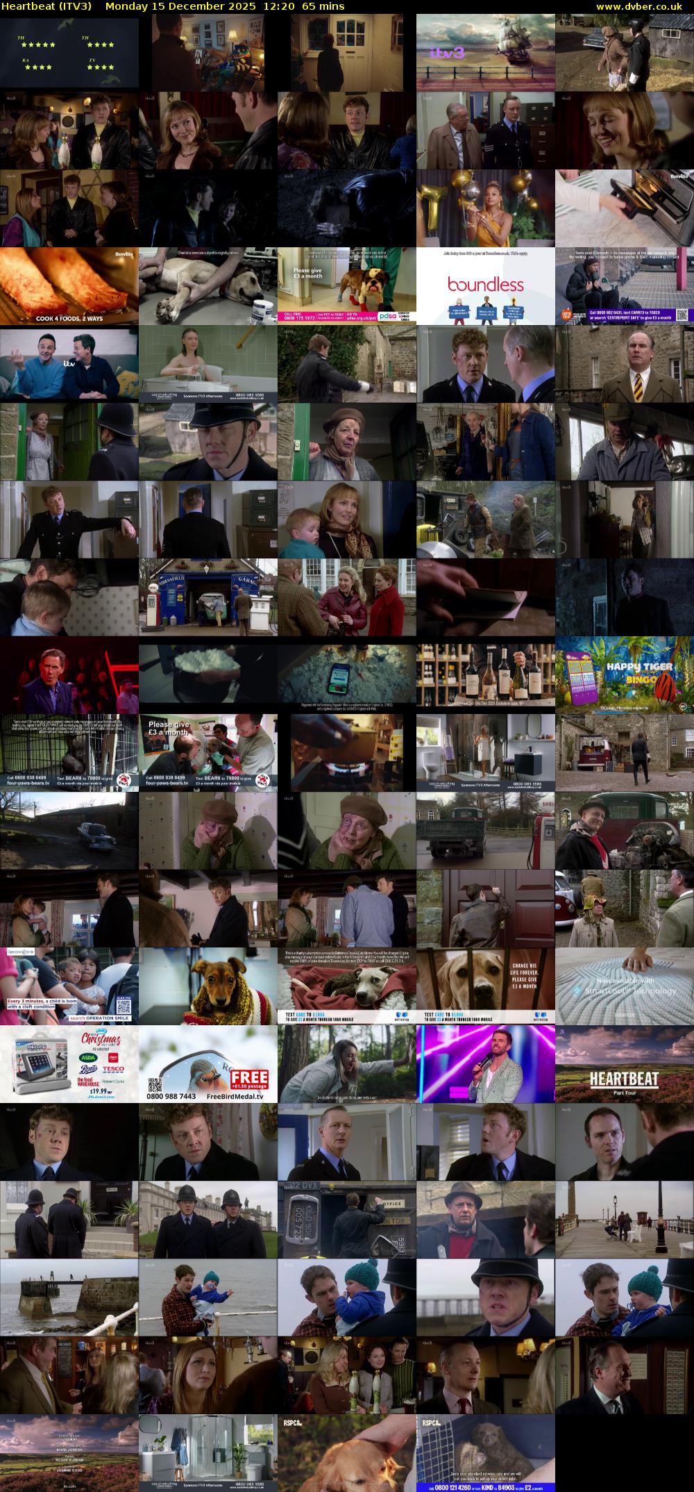 Heartbeat (ITV3) Monday 15 December 2025 12:20 - 13:25