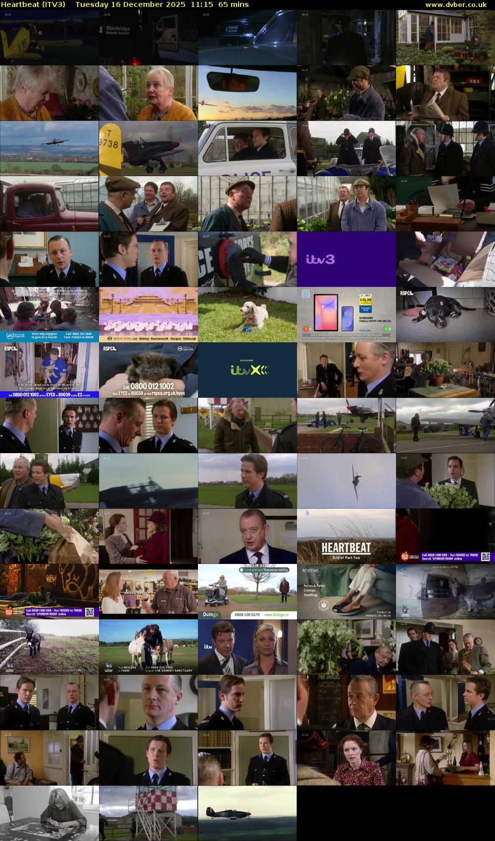 Heartbeat (ITV3) Tuesday 16 December 2025 11:15 - 12:20