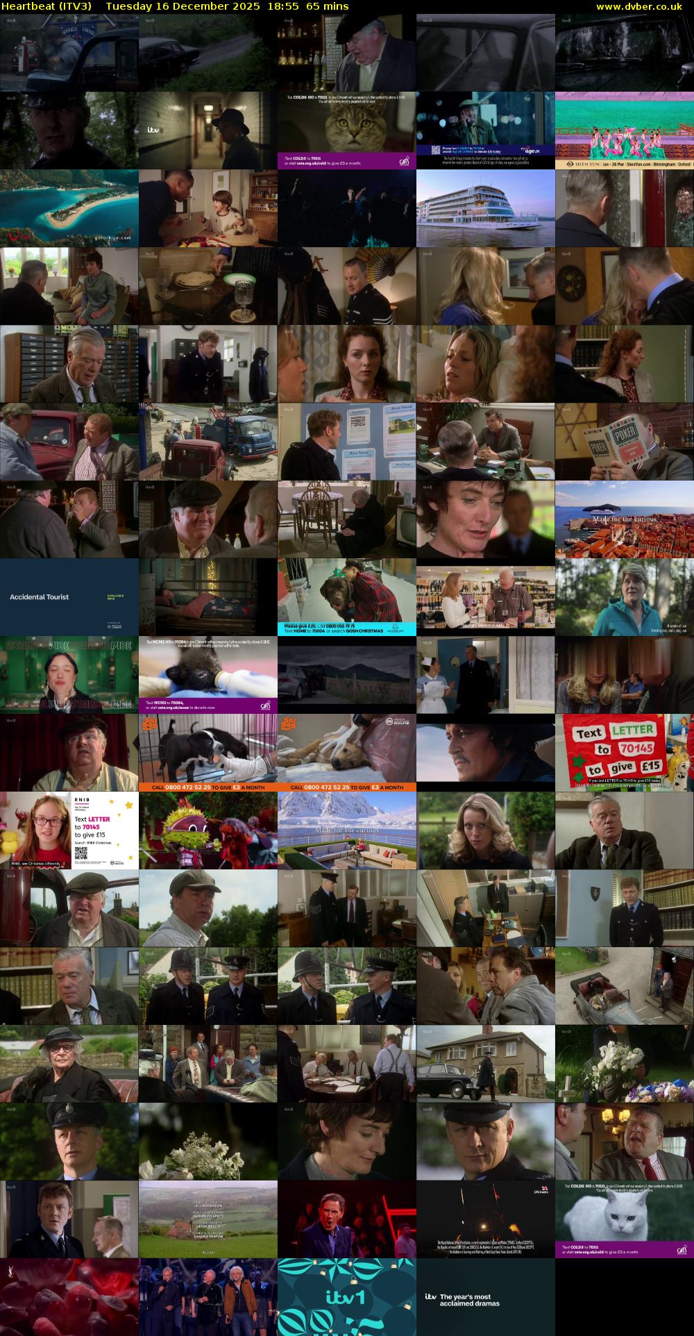 Heartbeat (ITV3) Tuesday 16 December 2025 18:55 - 20:00