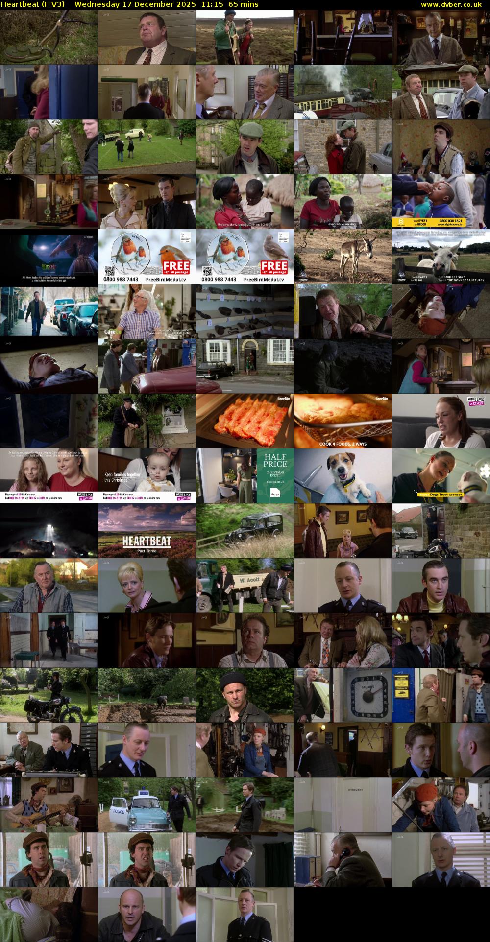 Heartbeat (ITV3) Wednesday 17 December 2025 11:15 - 12:20