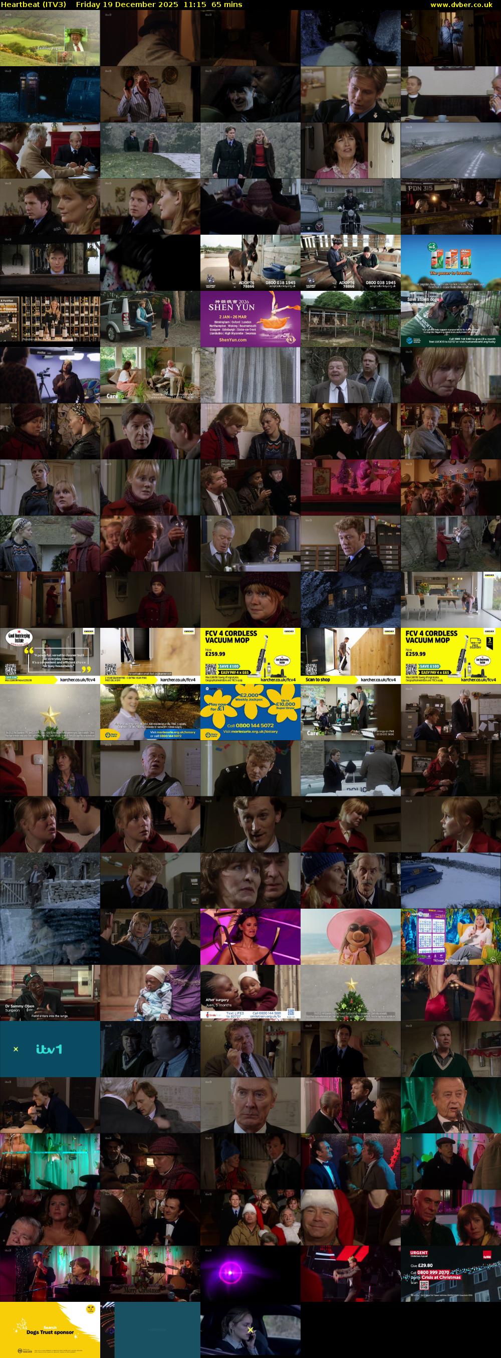 Heartbeat (ITV3) Friday 19 December 2025 11:15 - 12:20