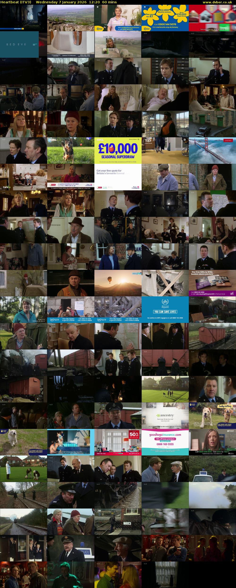 Heartbeat (ITV3) Wednesday 7 January 2026 12:20 - 13:20