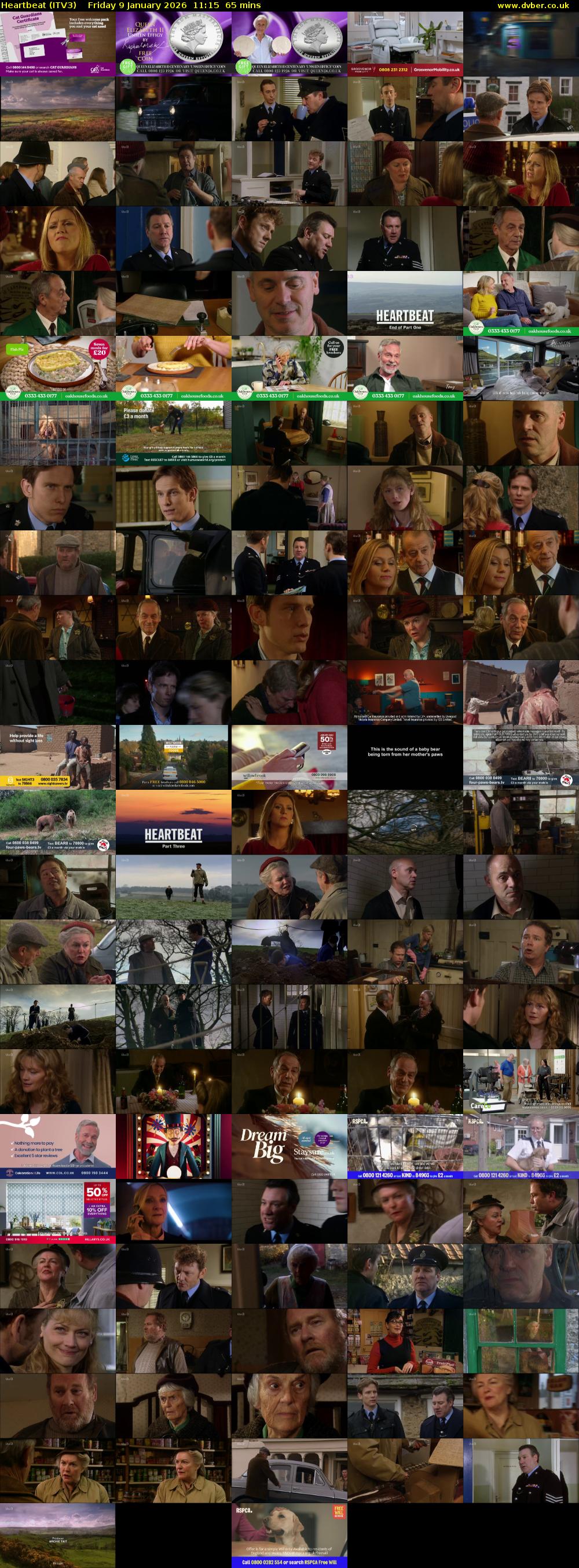 Heartbeat (ITV3) Friday 9 January 2026 11:15 - 12:20
