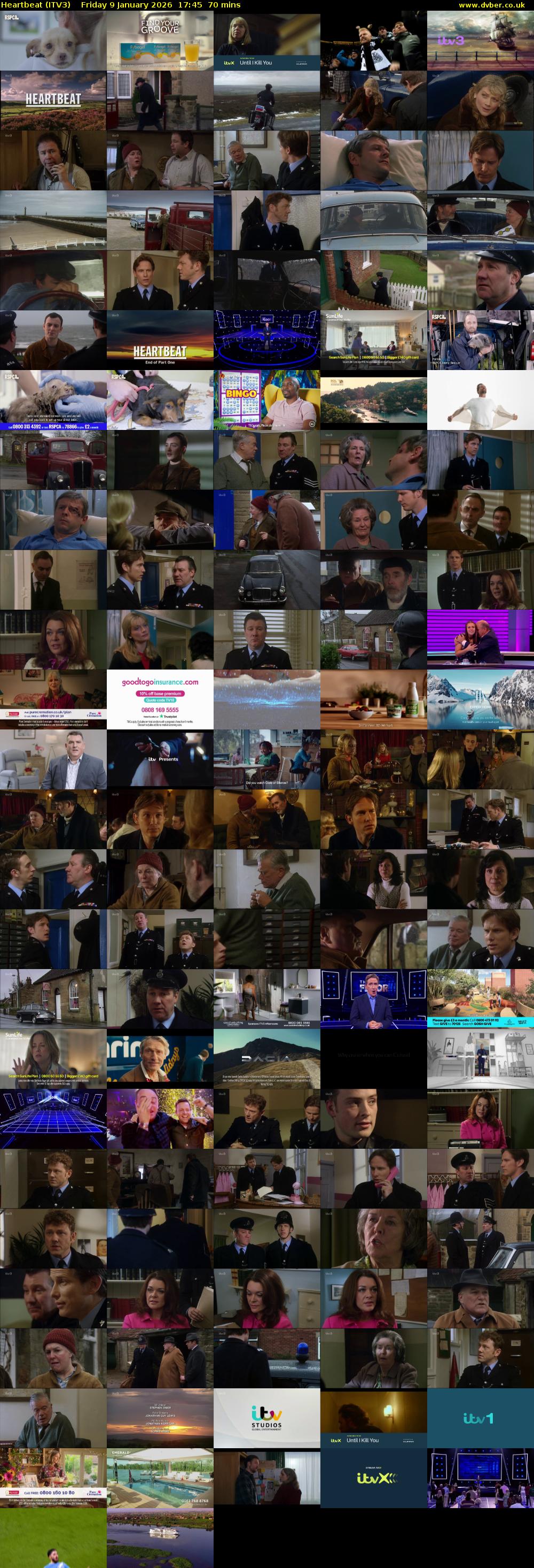 Heartbeat (ITV3) Friday 9 January 2026 17:45 - 18:55
