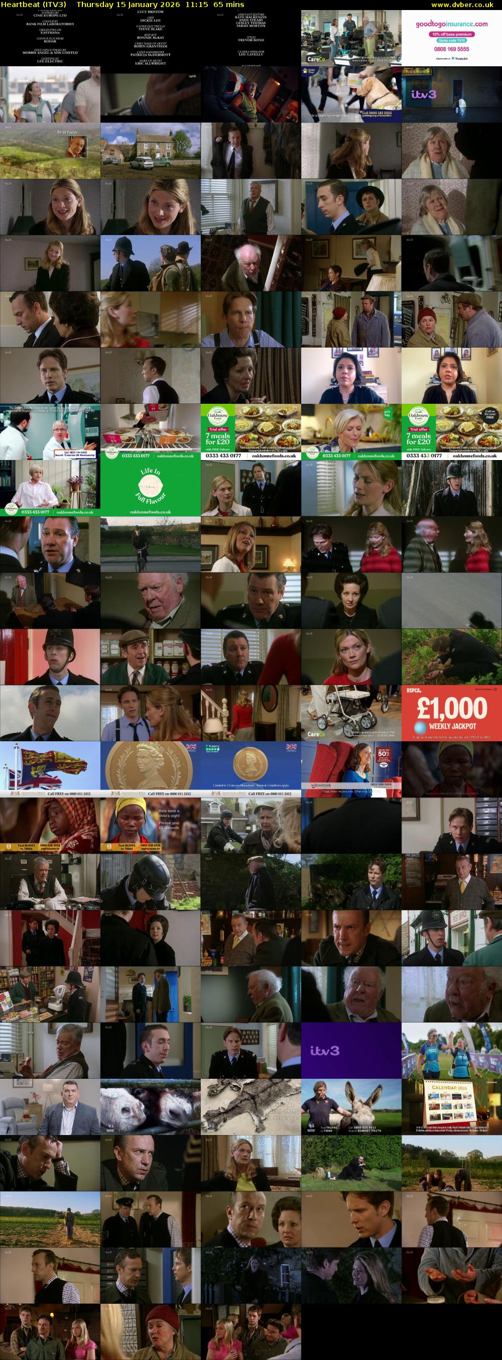 Heartbeat (ITV3) Thursday 15 January 2026 11:15 - 12:20