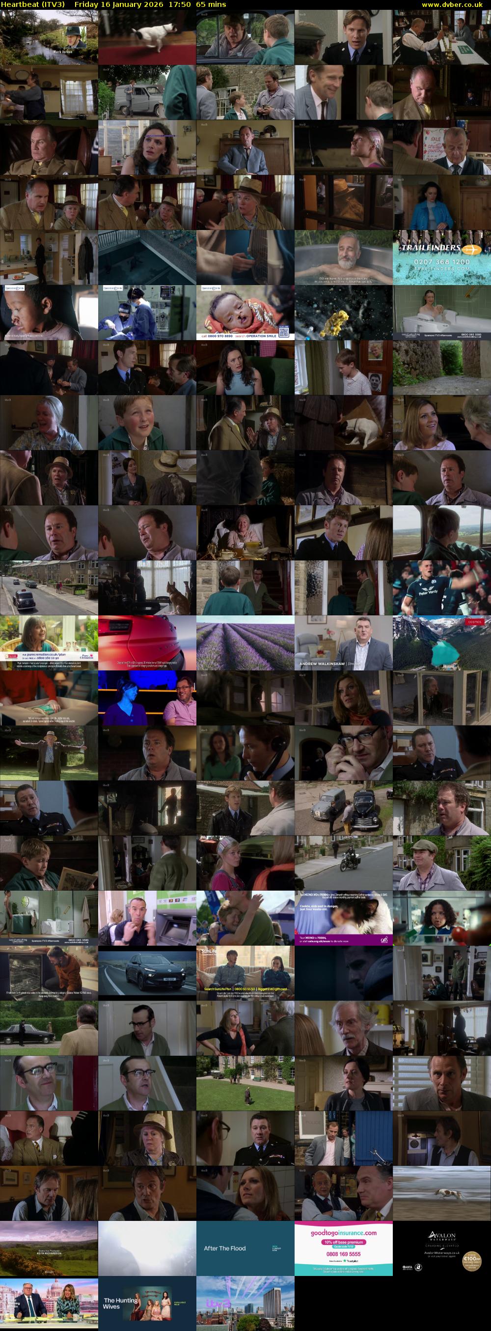 Heartbeat (ITV3) Friday 16 January 2026 17:50 - 18:55