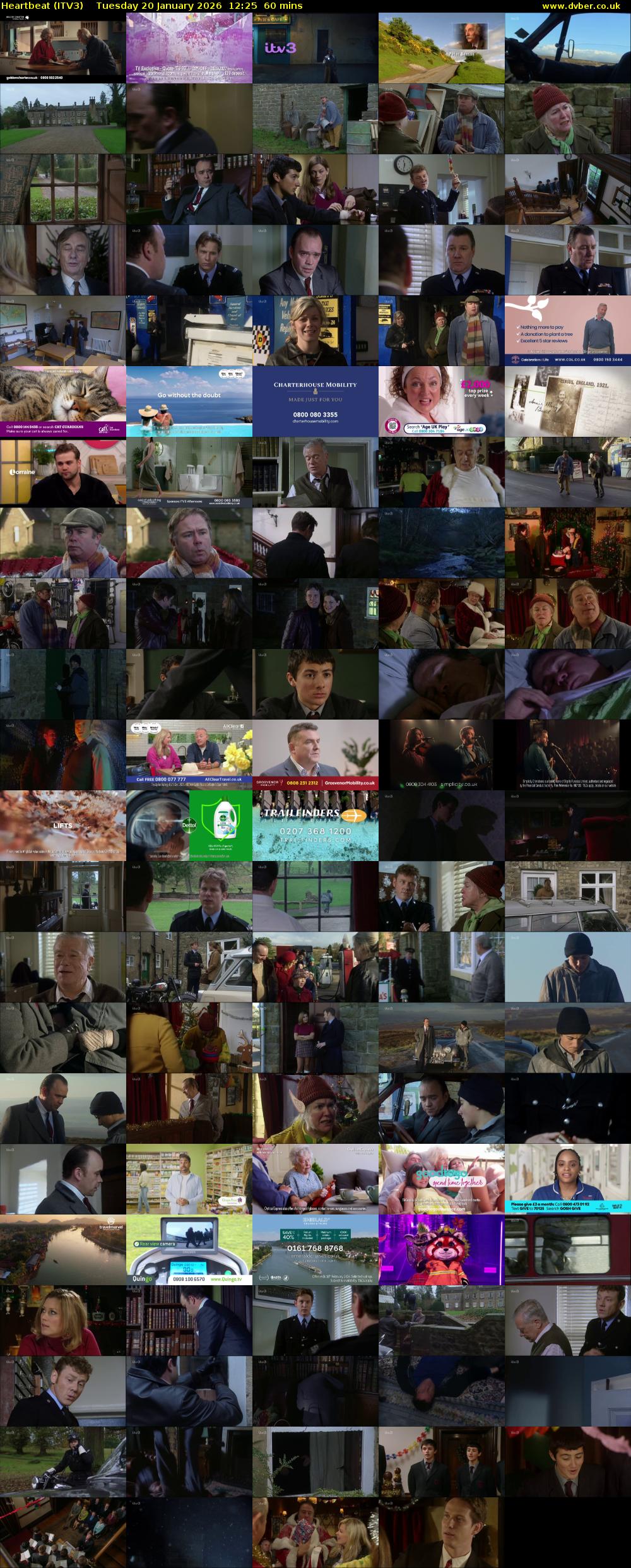 Heartbeat (ITV3) Tuesday 20 January 2026 12:25 - 13:25