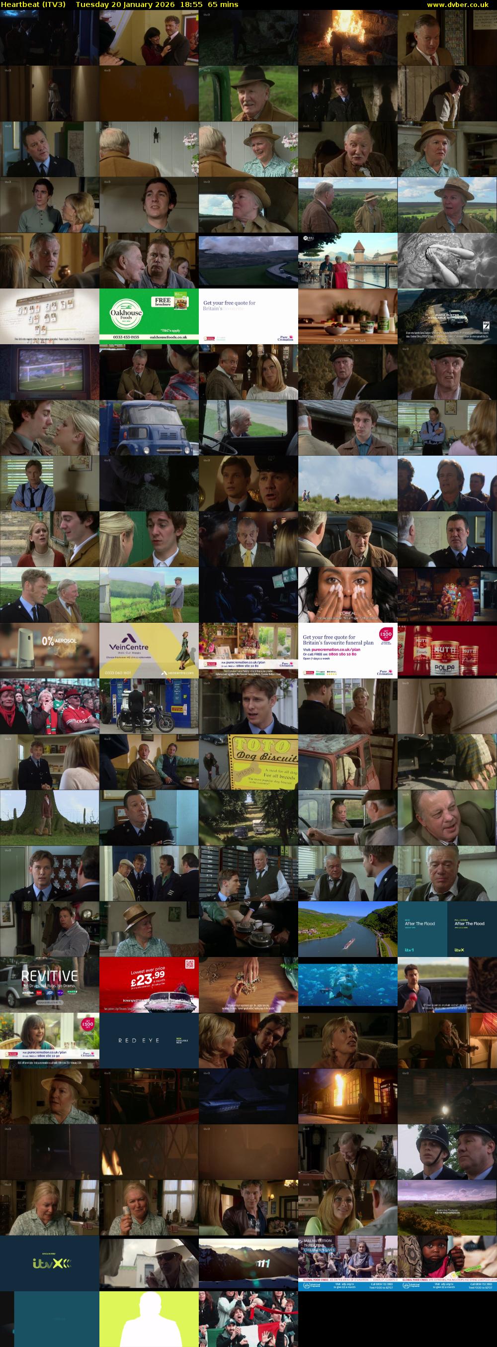Heartbeat (ITV3) Tuesday 20 January 2026 18:55 - 20:00
