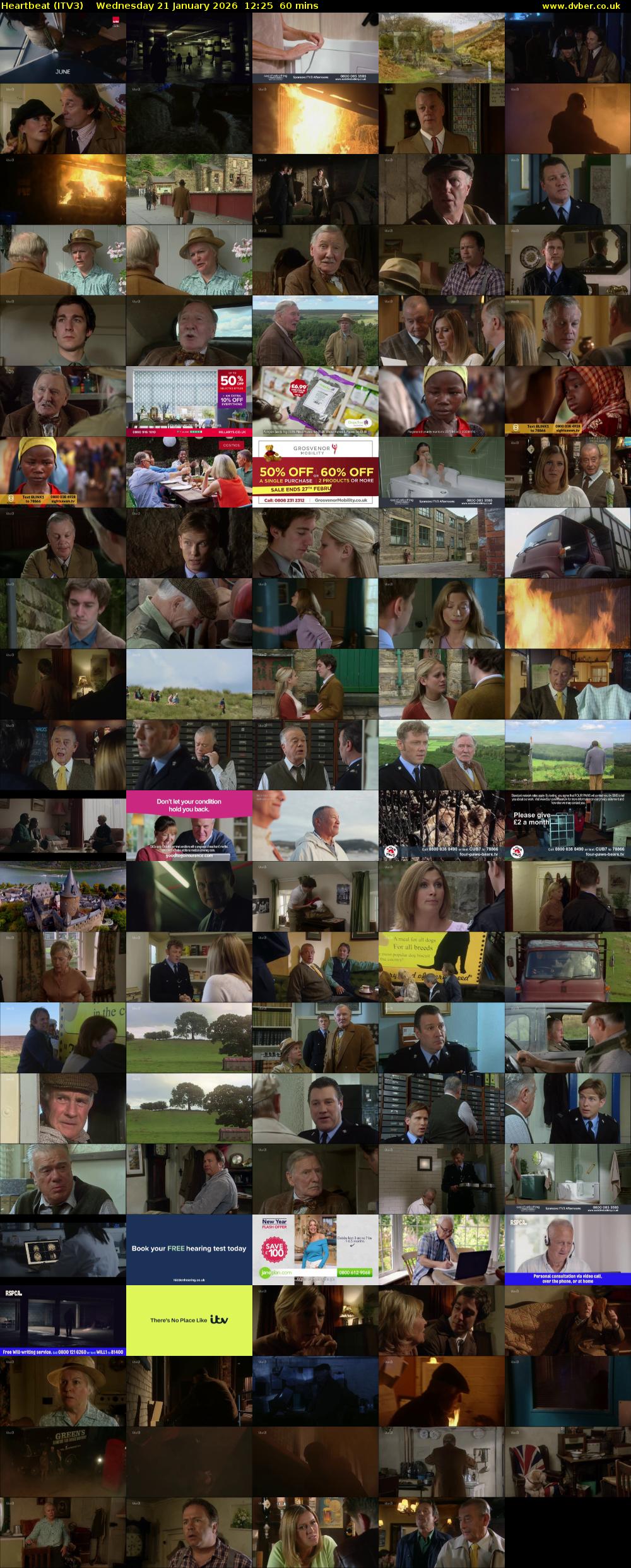 Heartbeat (ITV3) Wednesday 21 January 2026 12:25 - 13:25