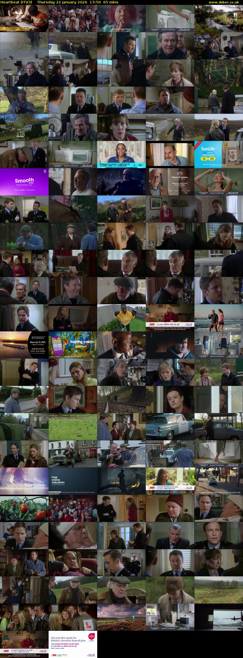 Heartbeat (ITV3) Thursday 22 January 2026 17:50 - 18:55