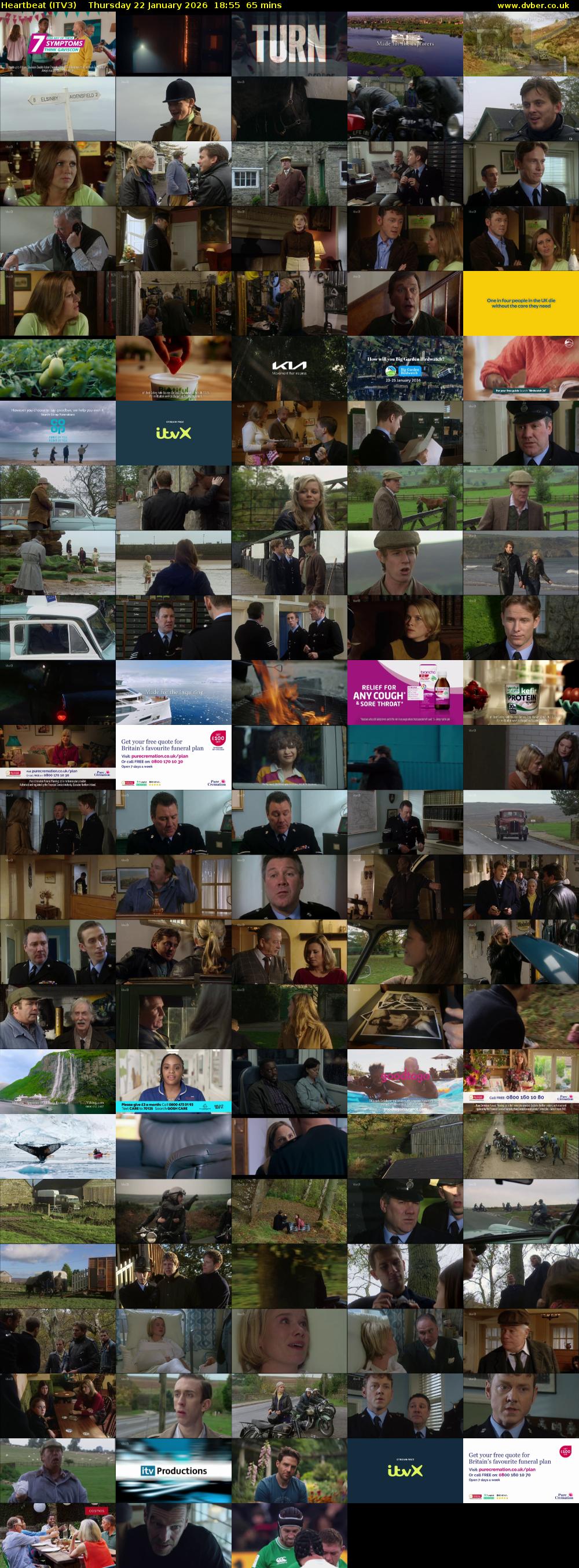Heartbeat (ITV3) Thursday 22 January 2026 18:55 - 20:00