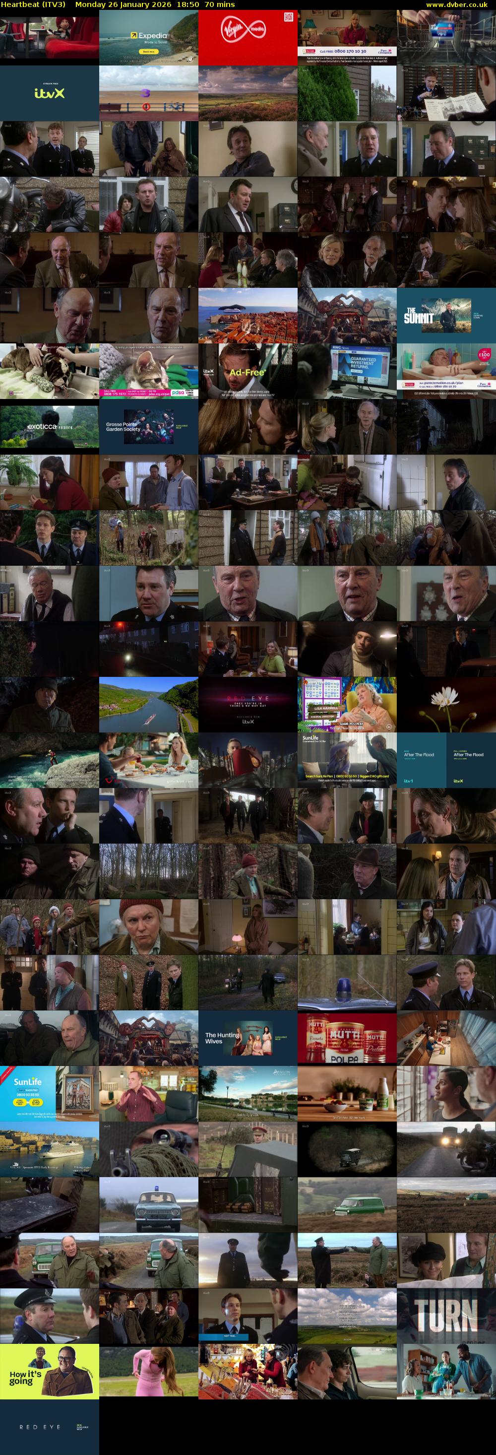 Heartbeat (ITV3) Monday 26 January 2026 18:50 - 20:00
