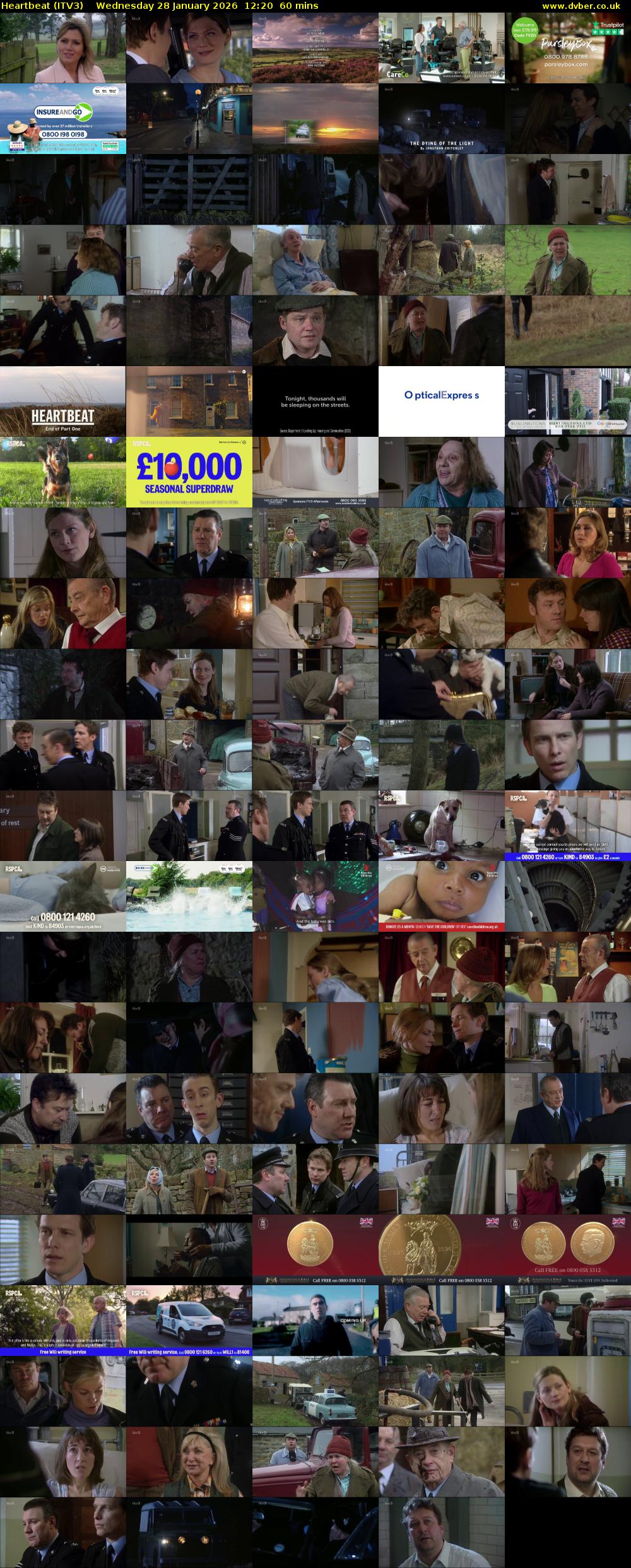 Heartbeat (ITV3) Wednesday 28 January 2026 12:20 - 13:20