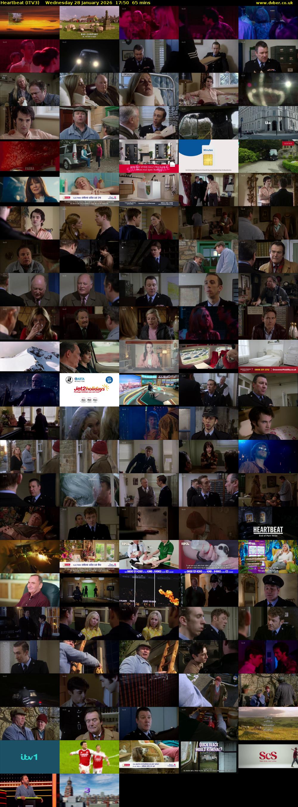 Heartbeat (ITV3) Wednesday 28 January 2026 17:50 - 18:55