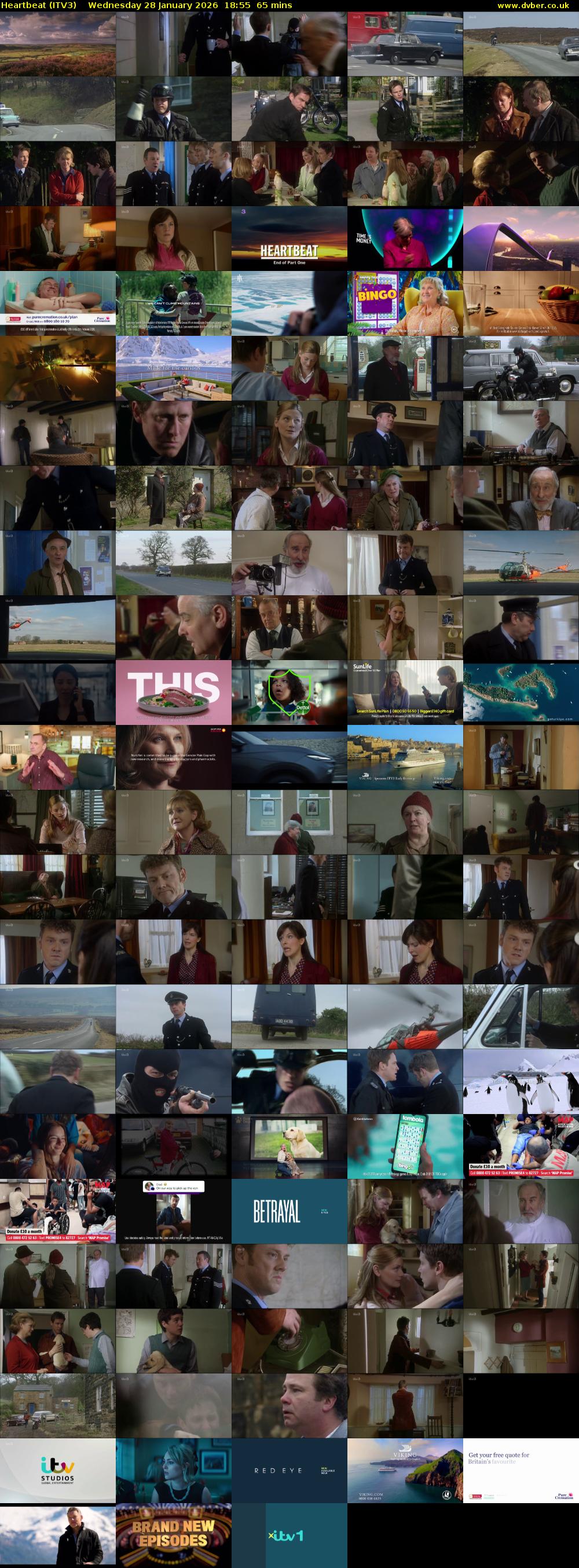 Heartbeat (ITV3) Wednesday 28 January 2026 18:55 - 20:00