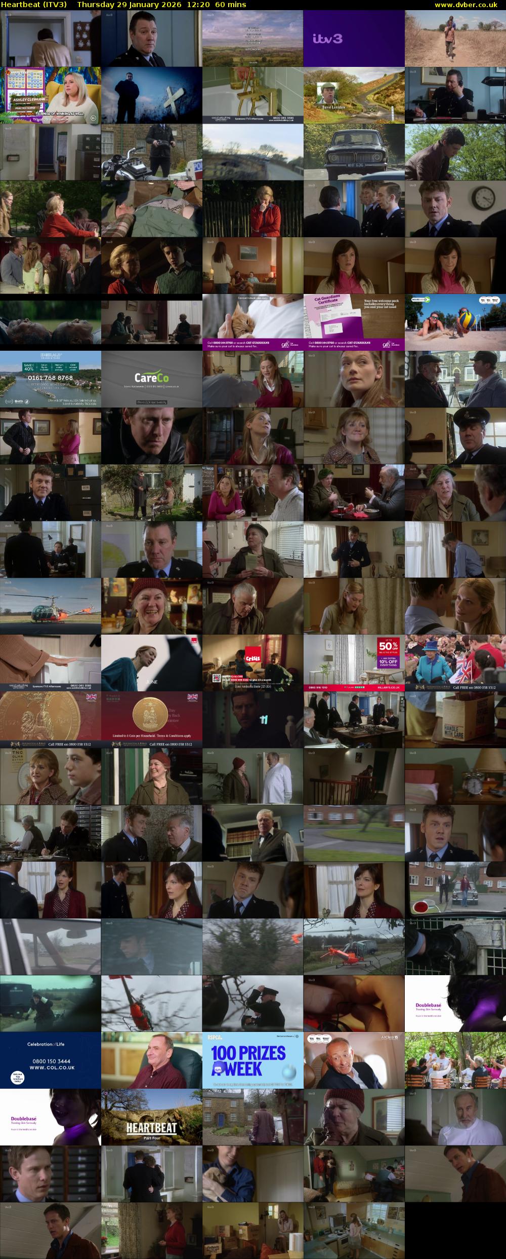 Heartbeat (ITV3) Thursday 29 January 2026 12:20 - 13:20