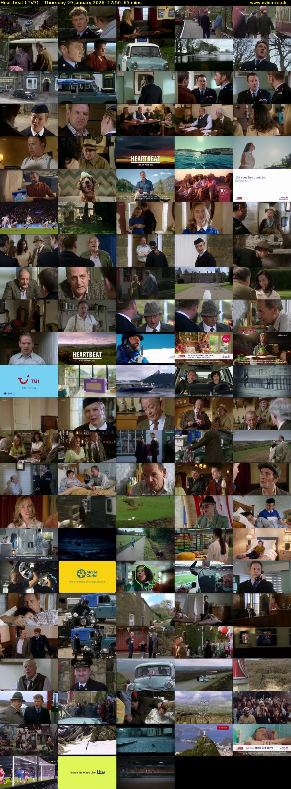 Heartbeat (ITV3) Thursday 29 January 2026 17:50 - 18:55