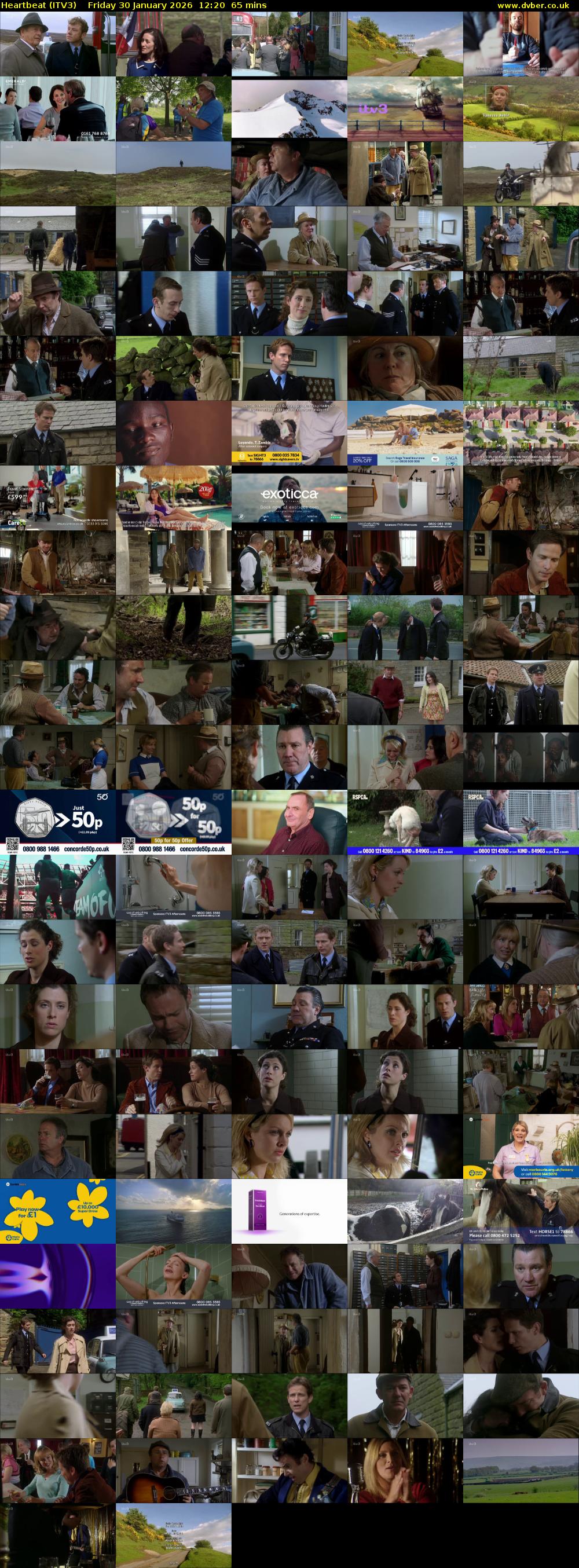 Heartbeat (ITV3) Friday 30 January 2026 12:20 - 13:25