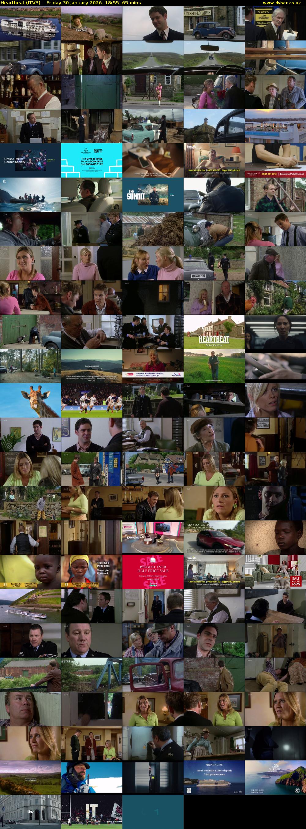 Heartbeat (ITV3) Friday 30 January 2026 18:55 - 20:00