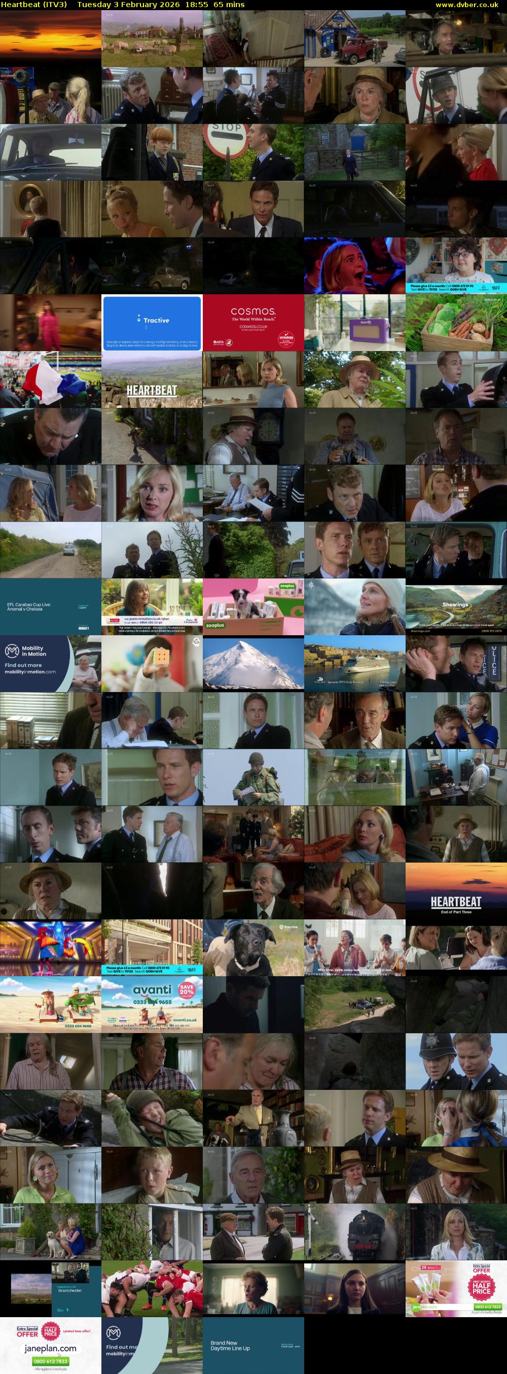 Heartbeat (ITV3) Tuesday 3 February 2026 18:55 - 20:00