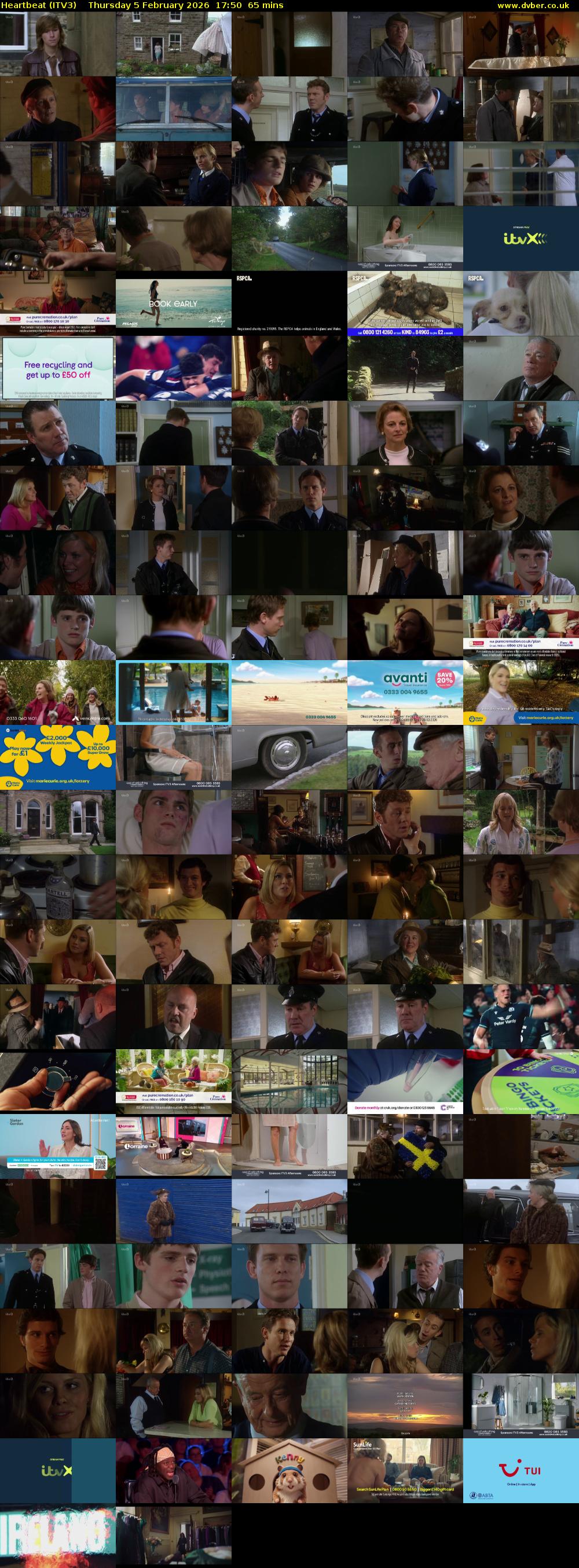 Heartbeat (ITV3) Thursday 5 February 2026 17:50 - 18:55