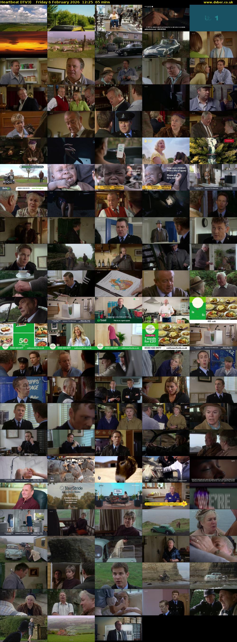 Heartbeat (ITV3) Friday 6 February 2026 12:25 - 13:30