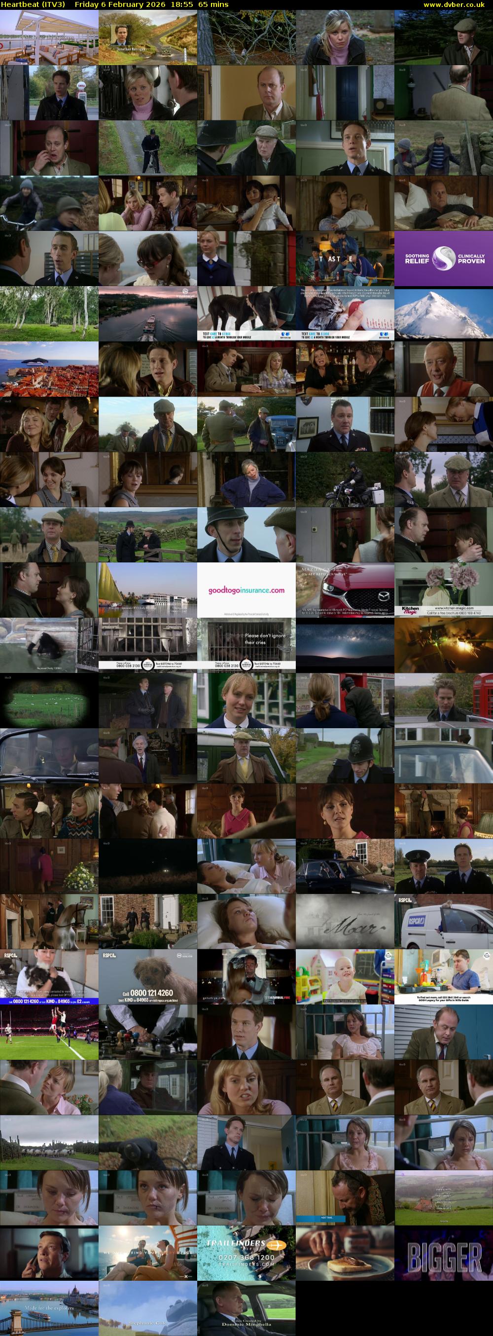 Heartbeat (ITV3) Friday 6 February 2026 18:55 - 20:00