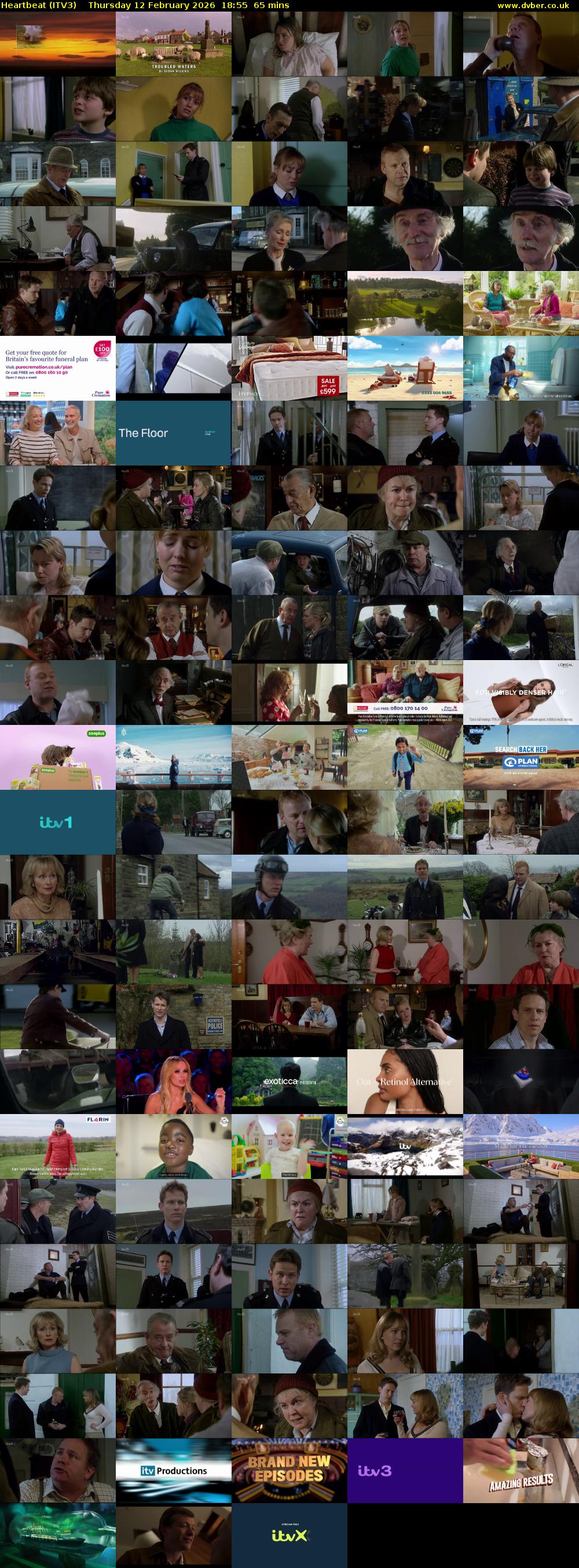 Heartbeat (ITV3) Thursday 12 February 2026 18:55 - 20:00