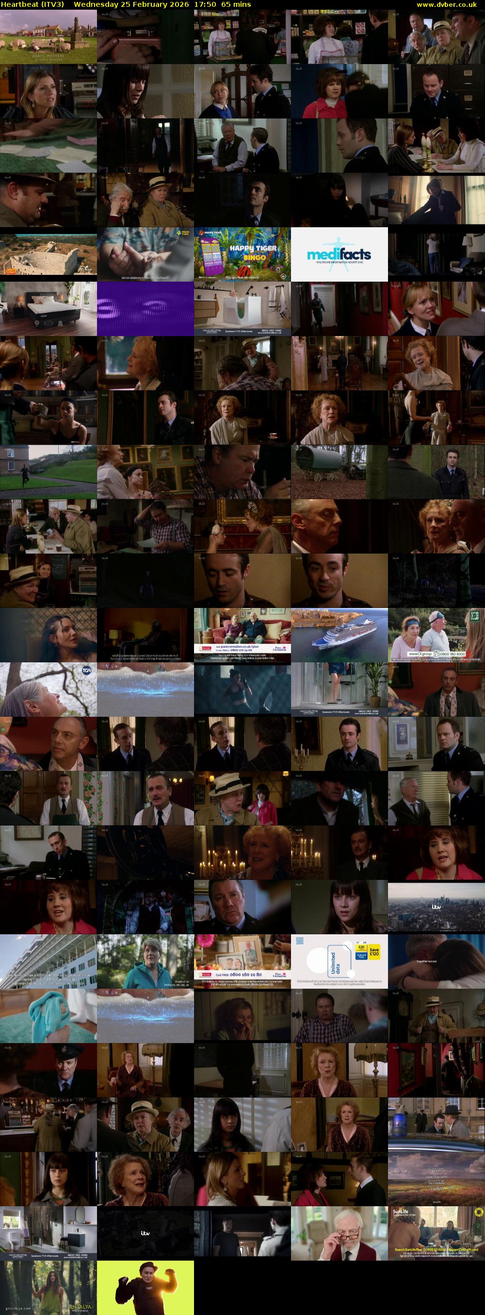 Heartbeat (ITV3) Wednesday 25 February 2026 17:50 - 18:55