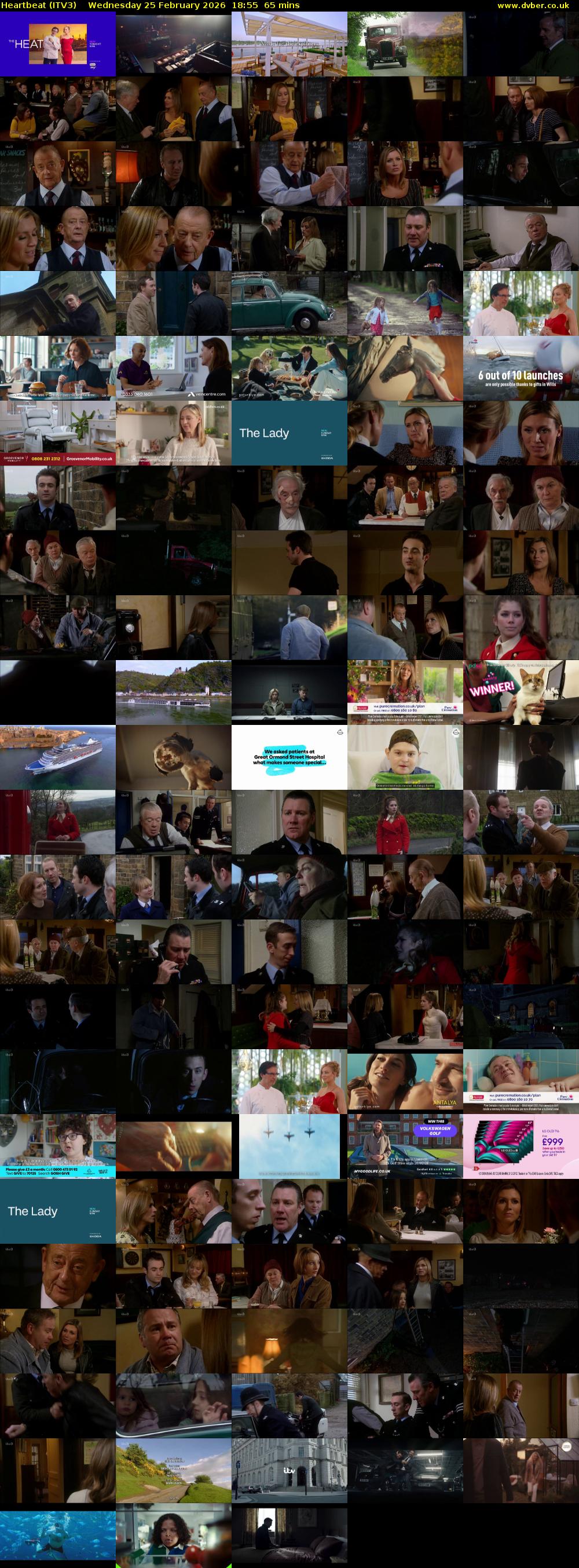 Heartbeat (ITV3) Wednesday 25 February 2026 18:55 - 20:00