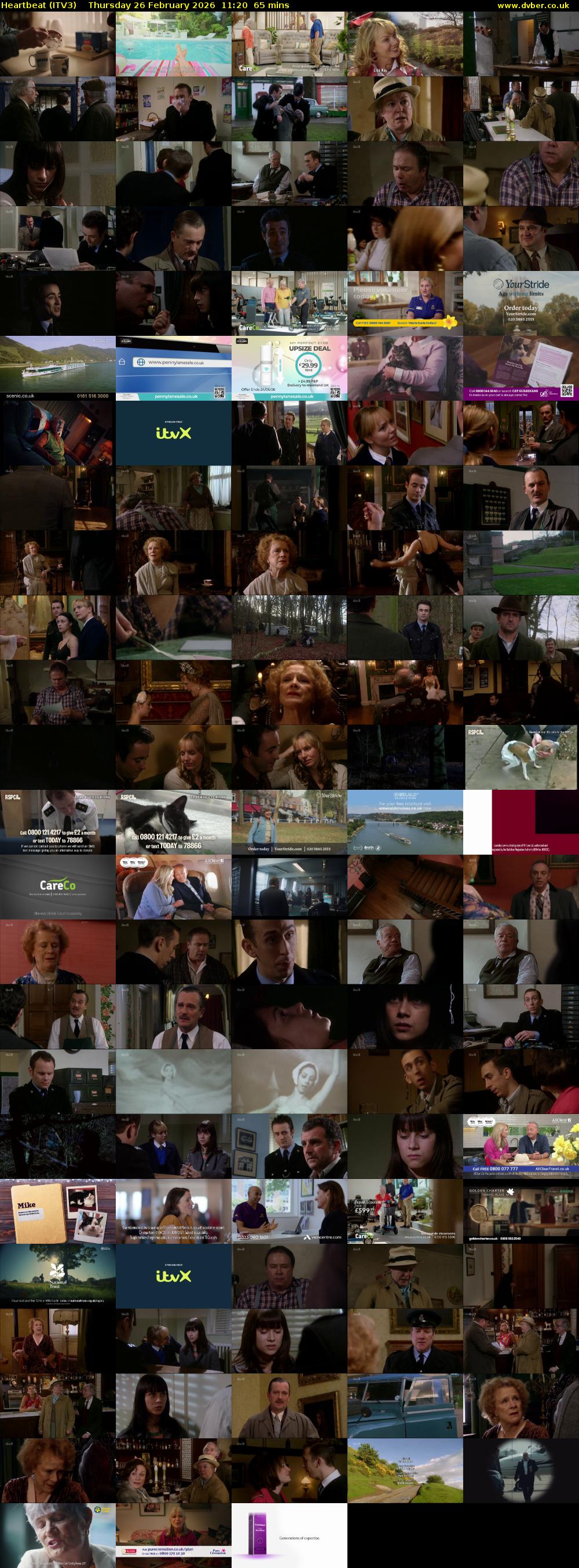 Heartbeat (ITV3) Thursday 26 February 2026 11:20 - 12:25