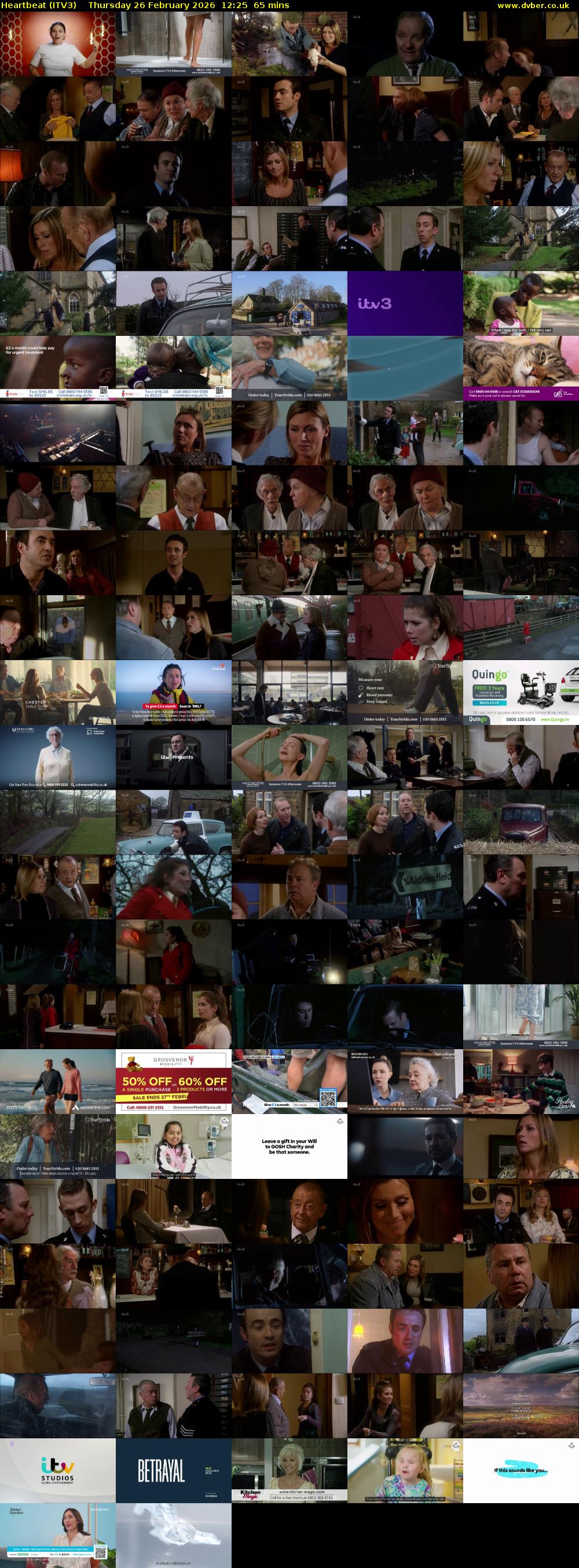 Heartbeat (ITV3) Thursday 26 February 2026 12:25 - 13:30