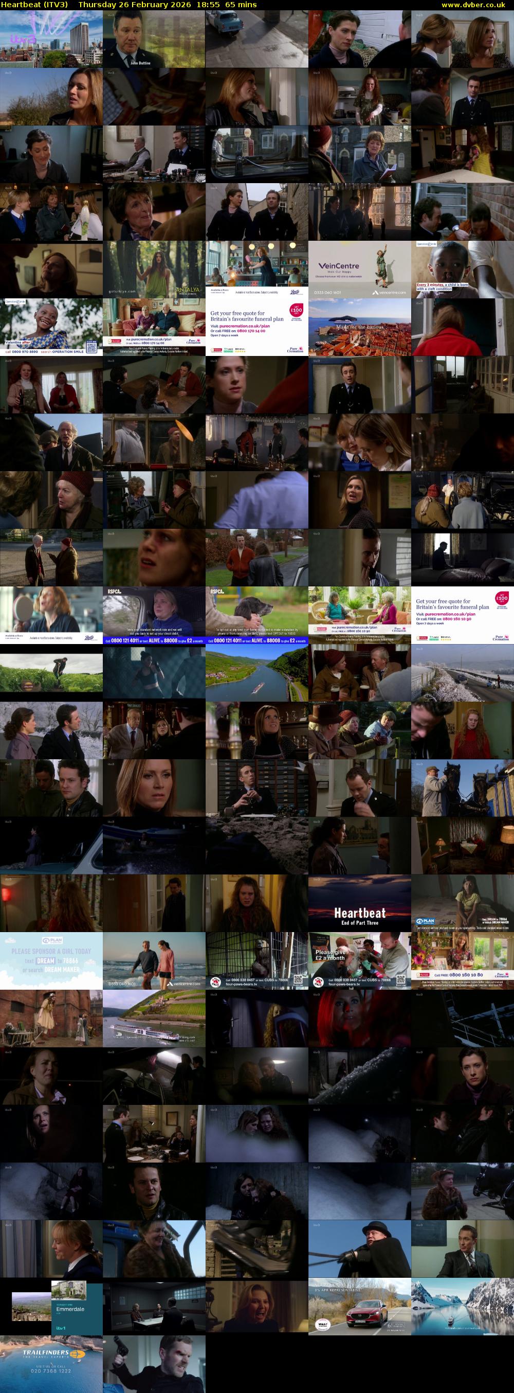 Heartbeat (ITV3) Thursday 26 February 2026 18:55 - 20:00