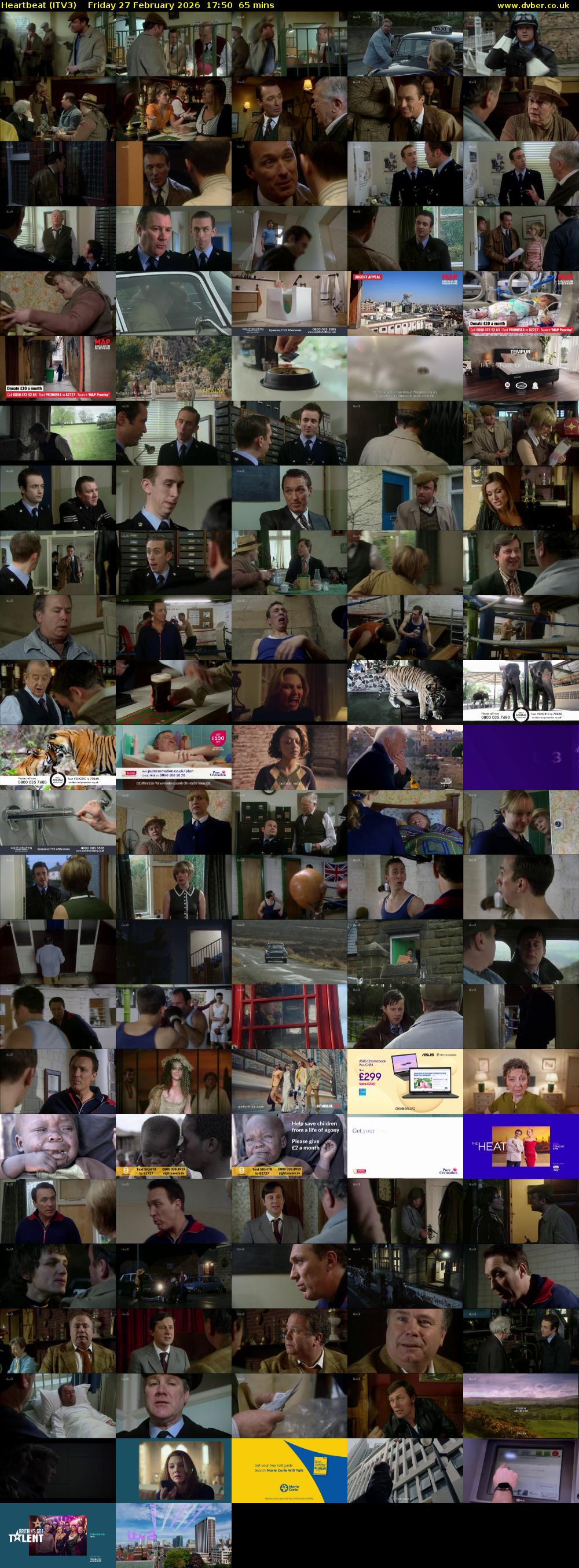 Heartbeat (ITV3) Friday 27 February 2026 17:50 - 18:55