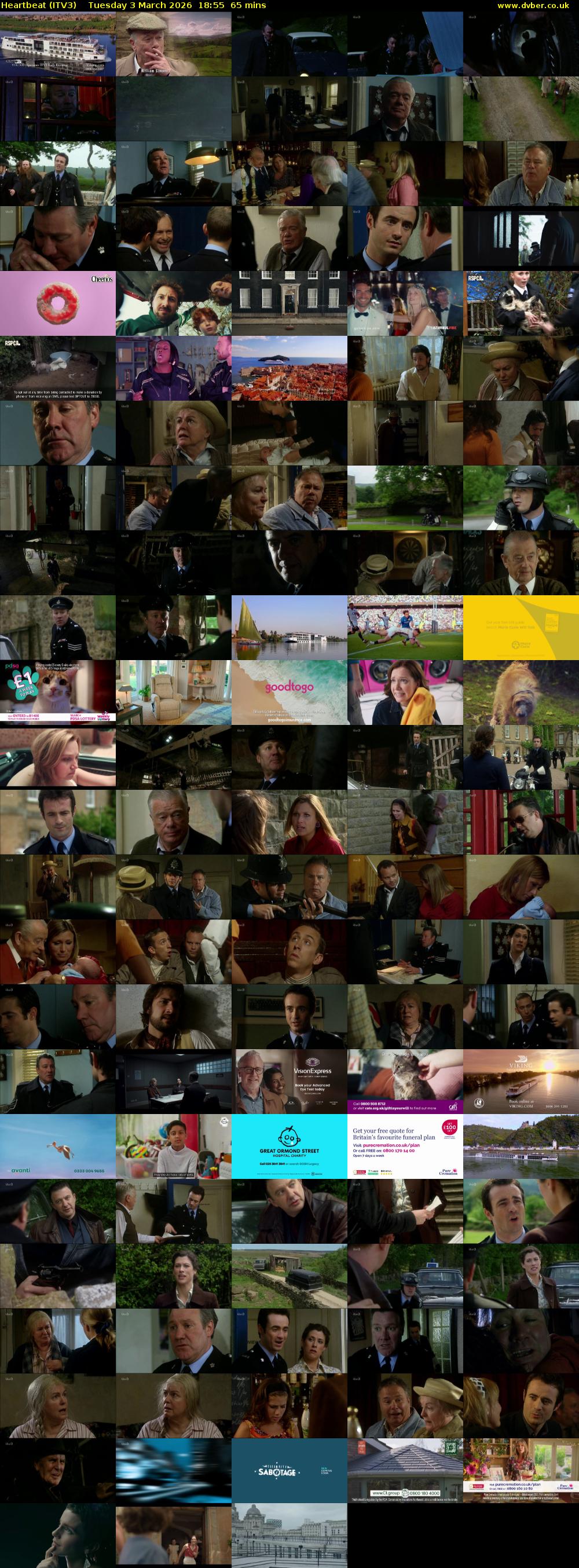 Heartbeat (ITV3) Tuesday 3 March 2026 18:55 - 20:00