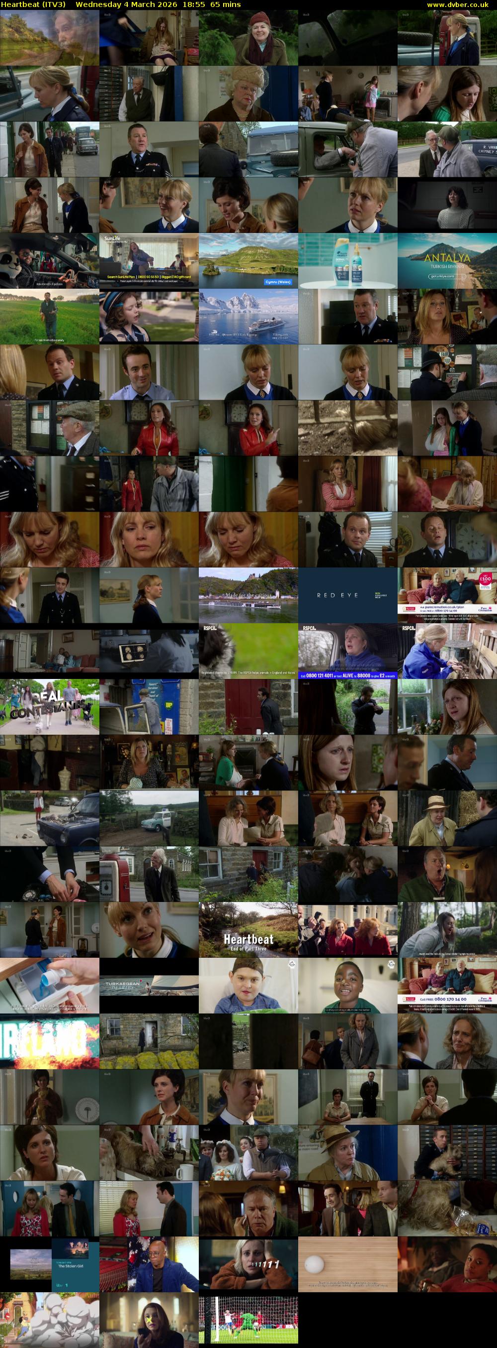 Heartbeat (ITV3) Wednesday 4 March 2026 18:55 - 20:00